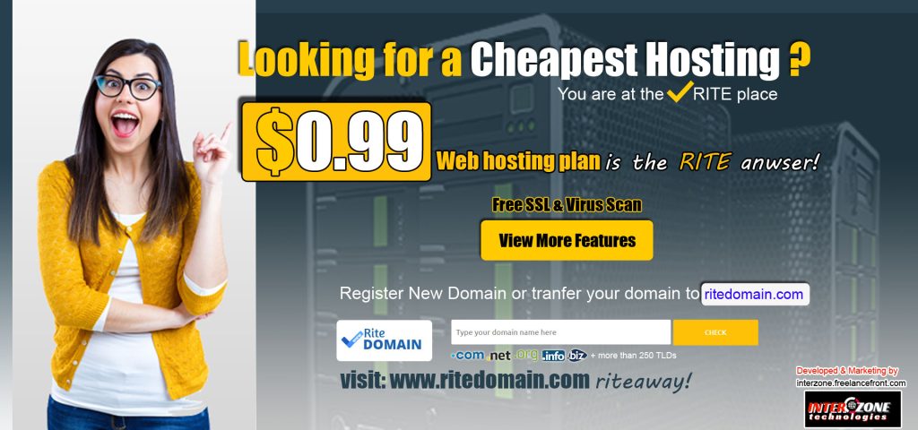 0.99 dollar web hosting