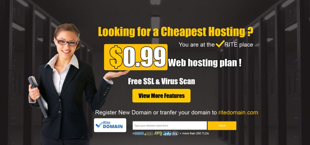 0.99 web hosting